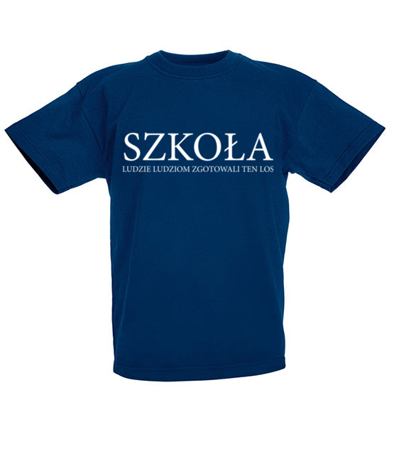 Szkola a ty z czym kojarzysz koszulka z nadrukiem szkola dziecko jipi pl 1080 86