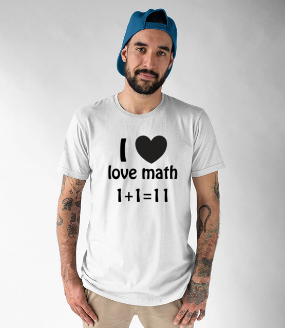 Matematyka moja miloscia koszulka z nadrukiem szkola mezczyzna jipi pl 1081 47