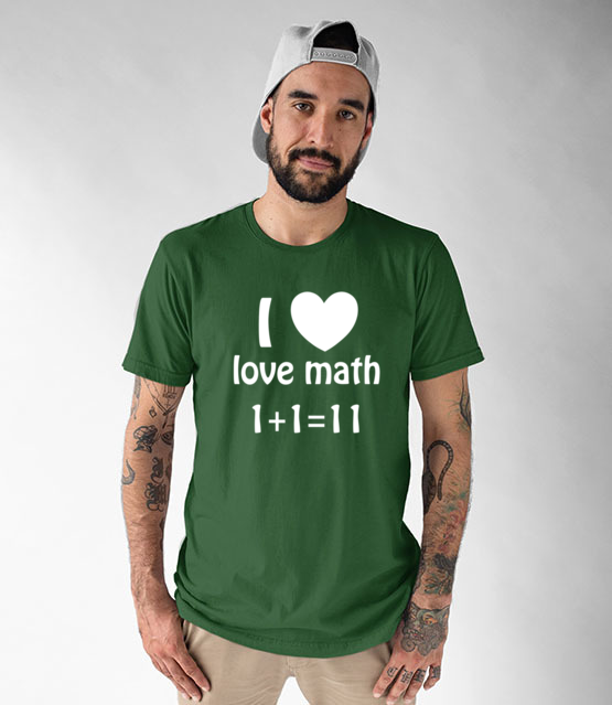 Matematyka moja miloscia koszulka z nadrukiem szkola mezczyzna jipi pl 1082 191