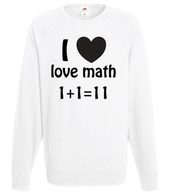 Matematyka moją miłością - Bluza z nadrukiem - Szkoła - Męska