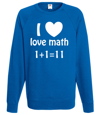 Matematyka moją miłością - Bluza z nadrukiem - Szkoła - Męska