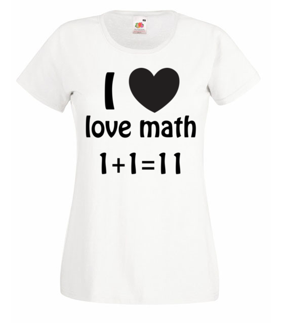 Matematyka moja miloscia koszulka z nadrukiem szkola kobieta jipi pl 1081 58