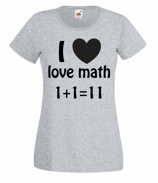 Matematyka moja miloscia koszulka z nadrukiem szkola kobieta jipi pl 1081 63