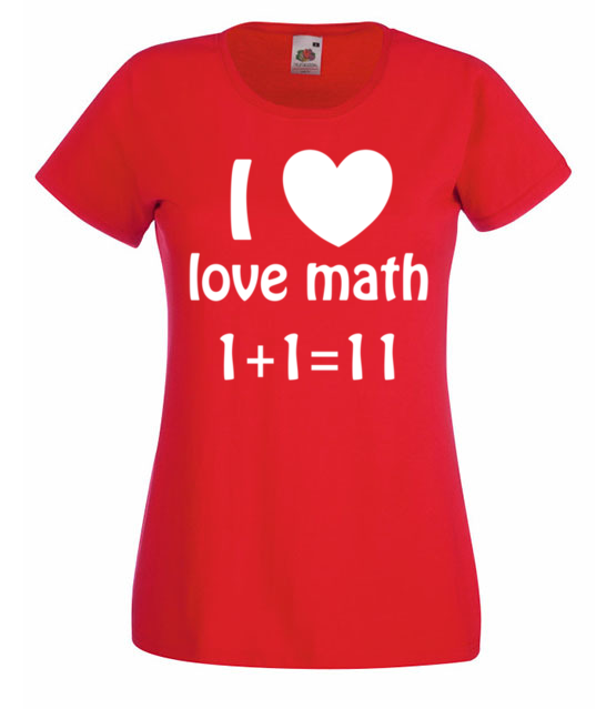 Matematyka moja miloscia koszulka z nadrukiem szkola kobieta jipi pl 1082 60