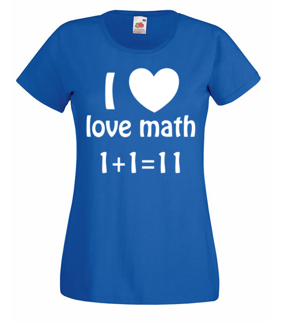 Matematyka moja miloscia koszulka z nadrukiem szkola kobieta jipi pl 1082 61