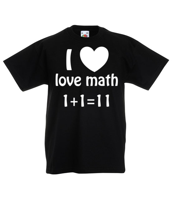 Matematyka moja miloscia koszulka z nadrukiem szkola dziecko jipi pl 1082 82