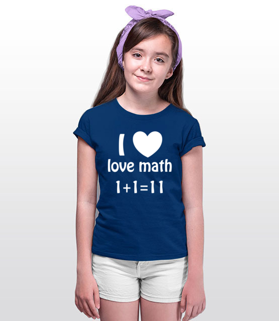 Matematyka moja miloscia koszulka z nadrukiem szkola dziecko jipi pl 1082 92