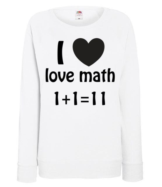 Matematyka moja miloscia bluza z nadrukiem szkola kobieta jipi pl 1081 114