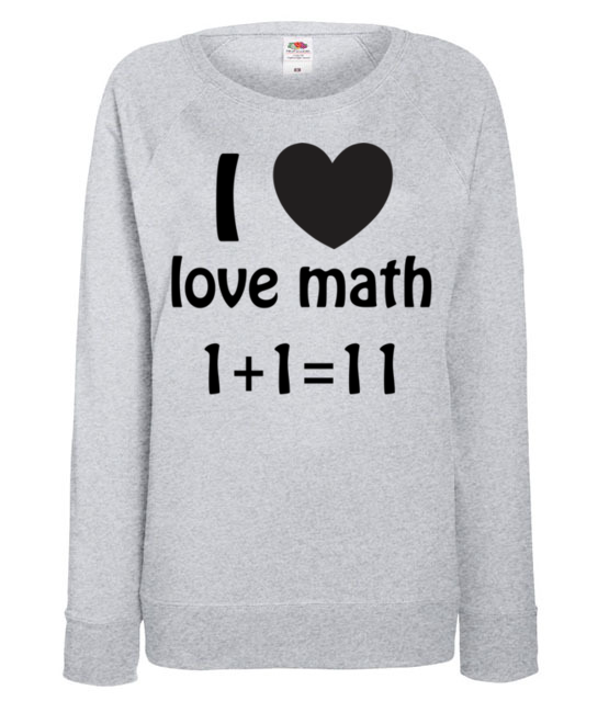 Matematyka moja miloscia bluza z nadrukiem szkola kobieta jipi pl 1081 118