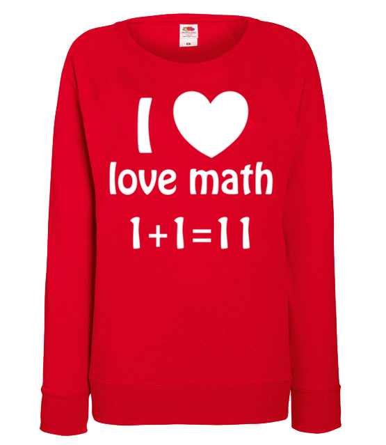 Matematyka moja miloscia bluza z nadrukiem szkola kobieta jipi pl 1082 116