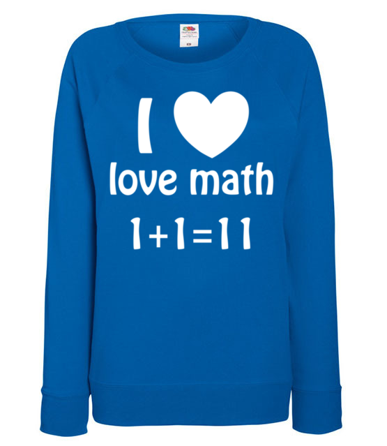 Matematyka moja miloscia bluza z nadrukiem szkola kobieta jipi pl 1082 117