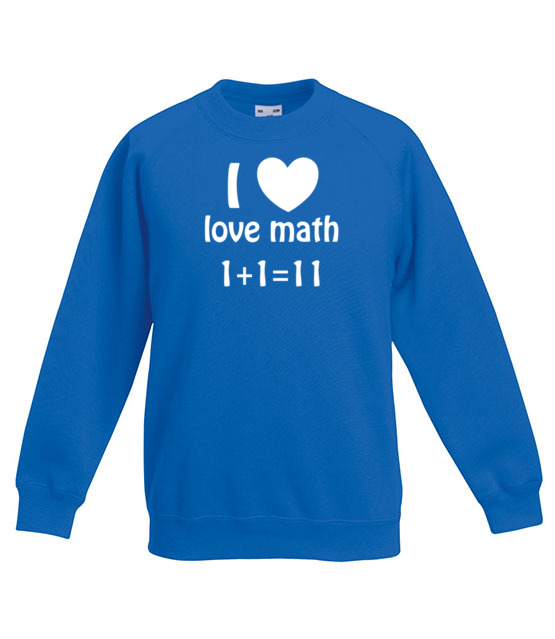 Matematyka moja miloscia bluza z nadrukiem szkola dziecko jipi pl 1082 126