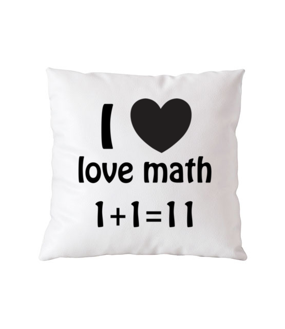 Matematyka moja miloscia poduszka z nadrukiem szkola gadzety jipi pl 1081 164