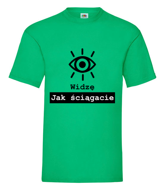 Widze jak sciagacie koszulka z nadrukiem szkola mezczyzna jipi pl 1091 186