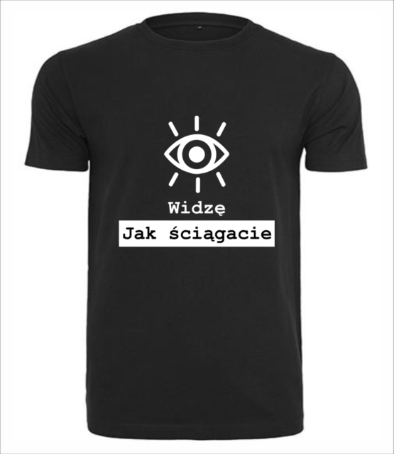 Widze jak sciagacie koszulka z nadrukiem szkola mezczyzna jipi pl 1092 1