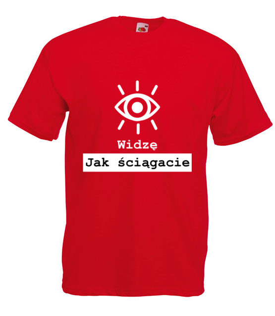 Widze jak sciagacie koszulka z nadrukiem szkola mezczyzna jipi pl 1092 4