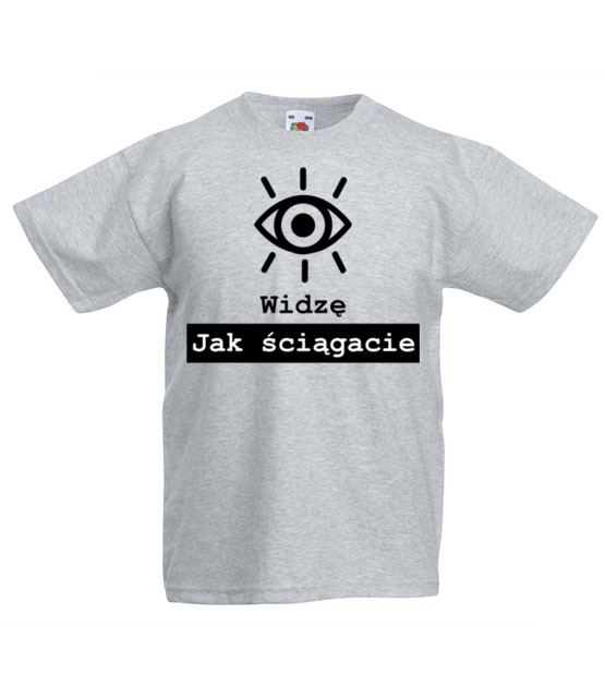 Widze jak sciagacie koszulka z nadrukiem szkola dziecko jipi pl 1091 87