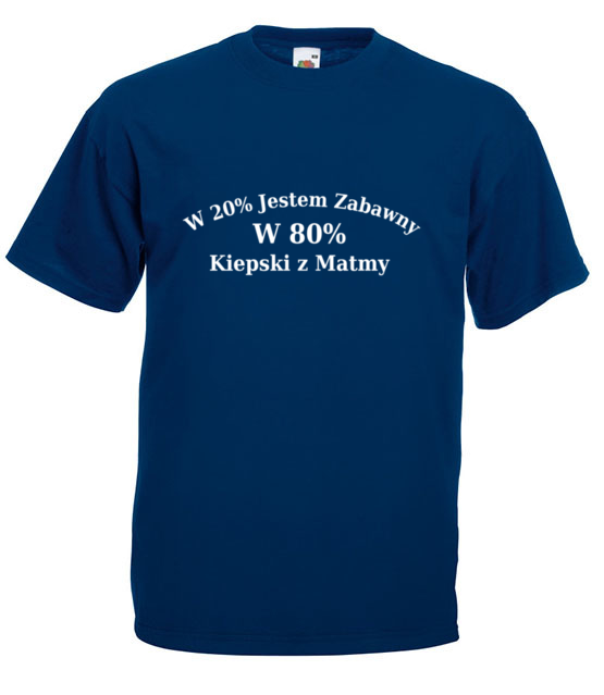 Zabawny choc kiepski z matmy koszulka z nadrukiem szkola mezczyzna jipi pl 1096 3