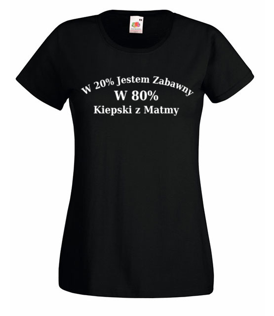 Zabawny choc kiepski z matmy koszulka z nadrukiem szkola kobieta jipi pl 1096 59