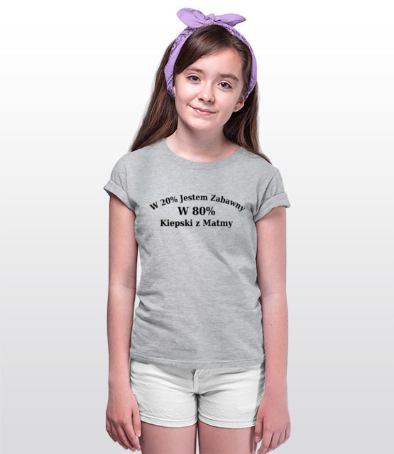 Zabawny choc kiepski z matmy koszulka z nadrukiem szkola dziecko jipi pl 1095 93