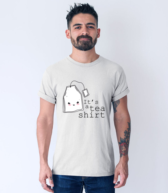 Tea shitr koszulka z nadrukiem smieszne mezczyzna jipi pl 1126 53