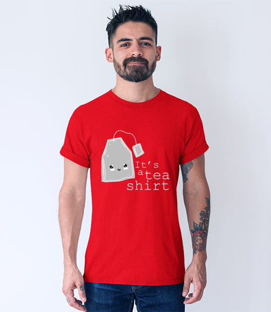 Tea shitr koszulka z nadrukiem smieszne mezczyzna jipi pl 1127 54