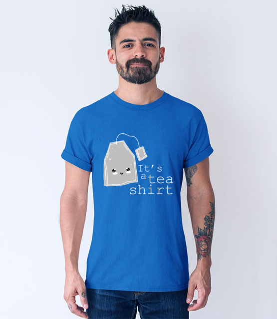 Tea shitr koszulka z nadrukiem smieszne mezczyzna jipi pl 1127 55
