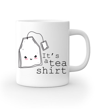 Tea shitr - Kubek z nadrukiem - Śmieszne - Gadżety