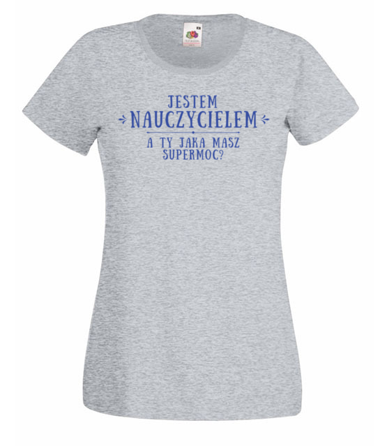 Supermoc nauczyciel koszulka z nadrukiem dzien nauczyciela kobieta jipi pl 1132 63