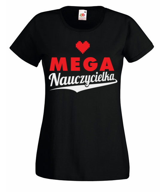 Moja mega nauczycielka koszulka z nadrukiem dzien nauczyciela kobieta jipi pl 1140 59
