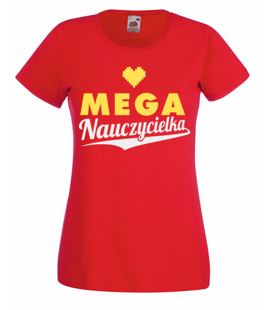 Moja mega nauczycielka koszulka z nadrukiem dzien nauczyciela kobieta jipi pl 1142 60