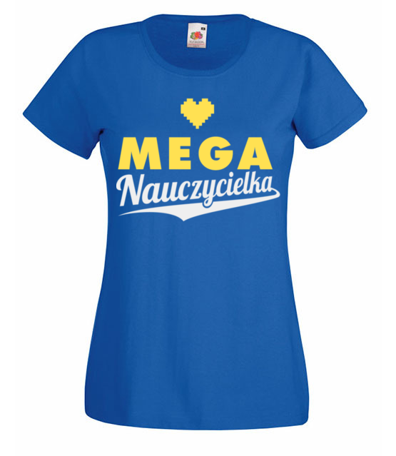 Moja mega nauczycielka koszulka z nadrukiem dzien nauczyciela kobieta jipi pl 1142 61