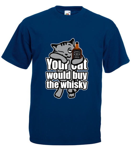 Whiskacz dla kazdego kota koszulka z nadrukiem smieszne mezczyzna jipi pl 172 3
