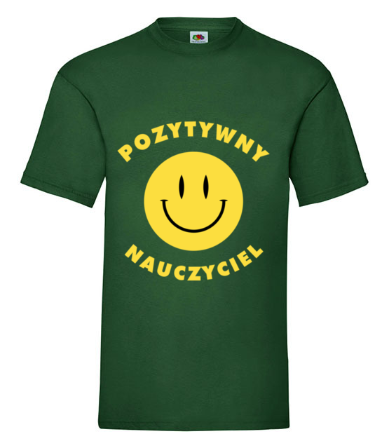 Pozytywny nauczyciel koszulka z nadrukiem dzien nauczyciela mezczyzna jipi pl 1159 188