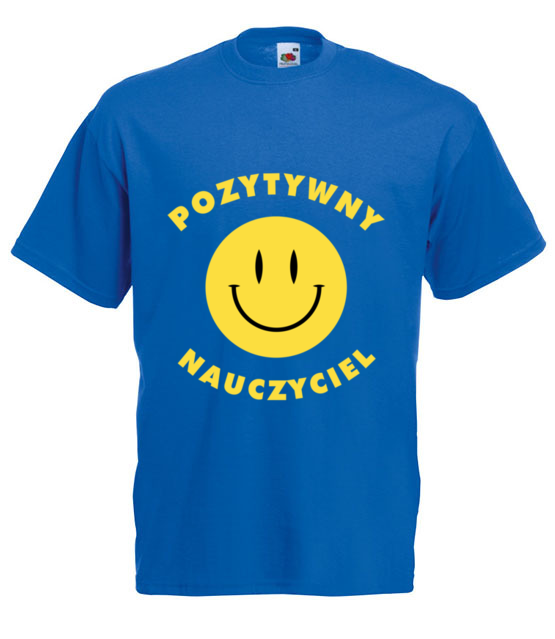 Pozytywny nauczyciel koszulka z nadrukiem dzien nauczyciela mezczyzna jipi pl 1159 5
