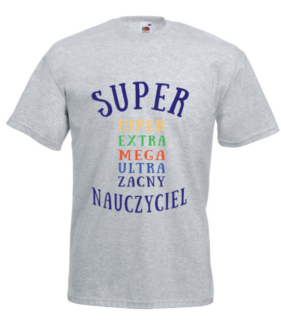 Super extra hiper koszulka z nadrukiem dzien nauczyciela mezczyzna jipi pl 1160 6