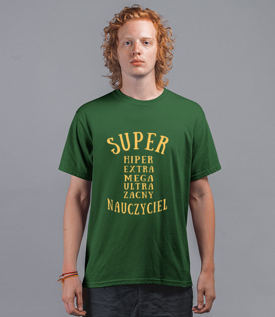 Super extra hiper koszulka z nadrukiem dzien nauczyciela mezczyzna jipi pl 1161 195