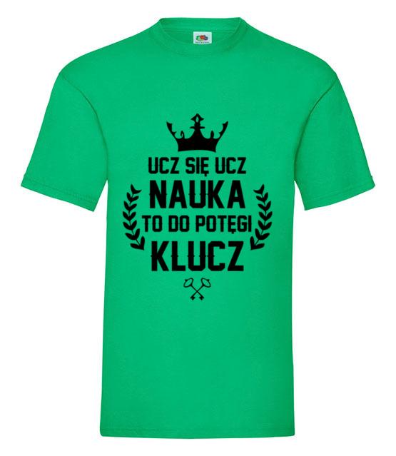 Nauka potegi klucz koszulka z nadrukiem dzien nauczyciela mezczyzna jipi pl 1173 186