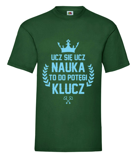 Nauka potegi klucz koszulka z nadrukiem dzien nauczyciela mezczyzna jipi pl 1174 188
