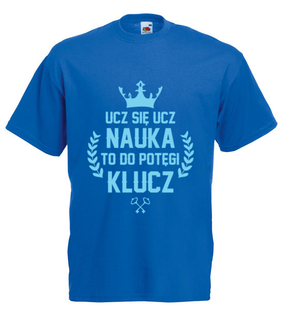 Nauka potegi klucz koszulka z nadrukiem dzien nauczyciela mezczyzna jipi pl 1174 5