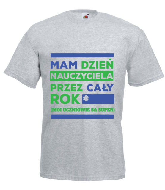 Caly rok swietuje dzien nauczyciela koszulka z nadrukiem dzien nauczyciela mezczyzna jipi pl 1176 6