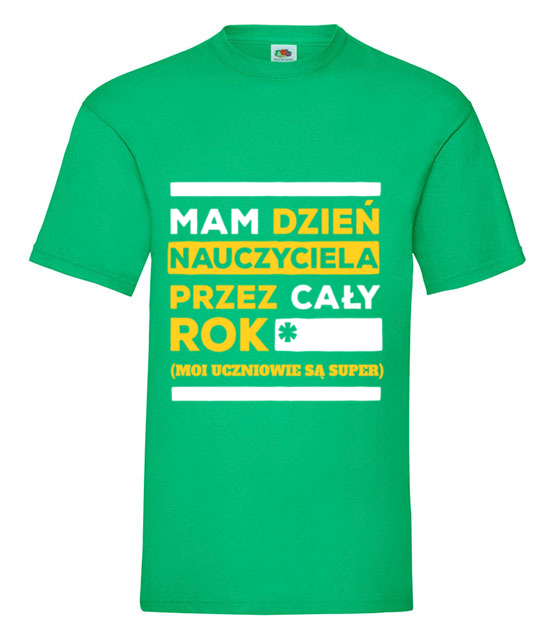 Caly rok swietuje dzien nauczyciela koszulka z nadrukiem dzien nauczyciela mezczyzna jipi pl 1177 186