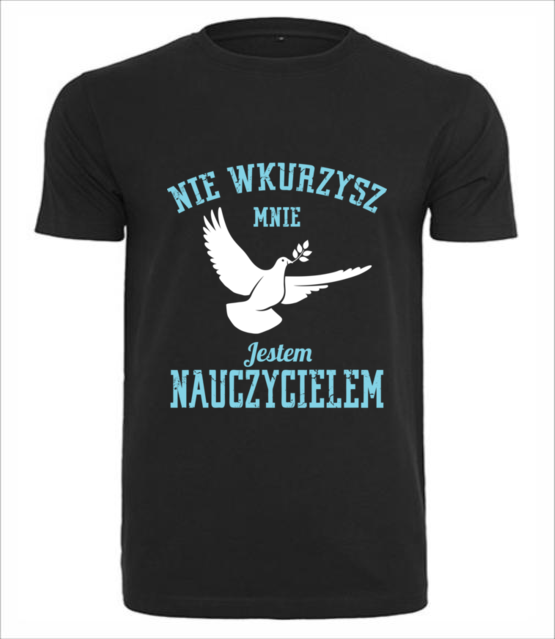 Nie uda ci sie mnie zlamac koszulka z nadrukiem dzien nauczyciela mezczyzna jipi pl 1181 1