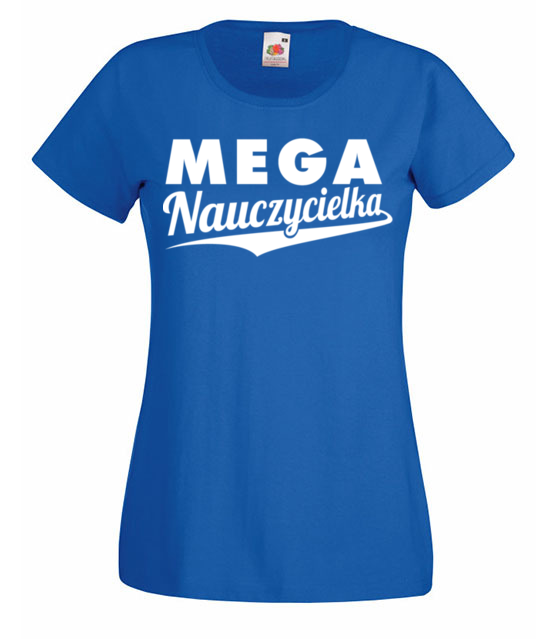 Mega nauczycielka koszulka z nadrukiem dzien nauczyciela kobieta jipi pl 1187 61