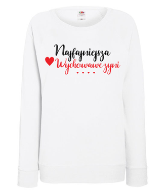 Najfajniejsze wychowawczyni - Bluza z nadrukiem - Dzień nauczyciela - Damska