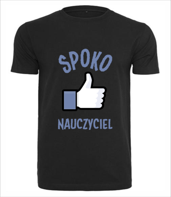 Spoko nauczyciel to ja koszulka z nadrukiem dzien nauczyciela mezczyzna jipi pl 1205 1