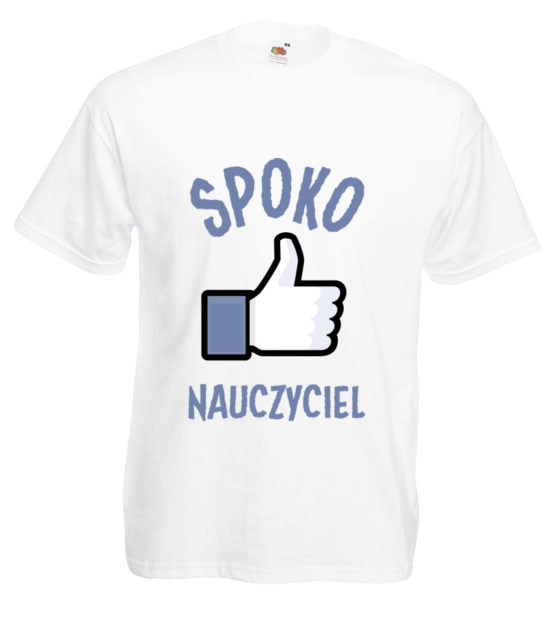 Spoko nauczyciel to ja koszulka z nadrukiem dzien nauczyciela mezczyzna jipi pl 1205 2