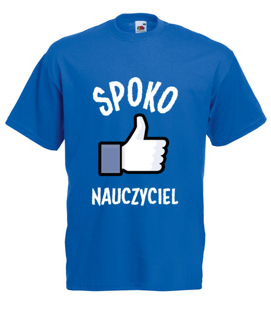 Spoko nauczyciel to ja koszulka z nadrukiem dzien nauczyciela mezczyzna jipi pl 1206 5