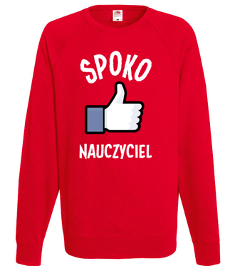 Spoko nauczyciel to ja! - Bluza z nadrukiem - Dzień nauczyciela - Męska