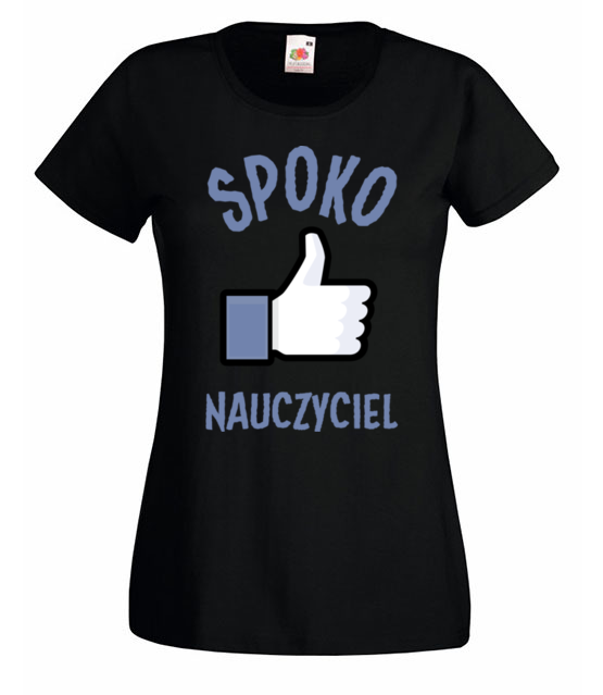 Spoko nauczyciel to ja koszulka z nadrukiem dzien nauczyciela kobieta jipi pl 1205 59